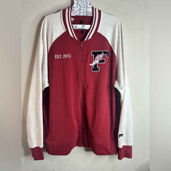 Fabletics The Year Round Terry Team Jacket size Extra Large - Picture 1 of 3